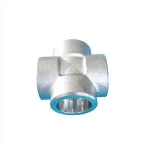 ISO9001 Standard Ss Straight Cross High Pressure Pipe Fitting