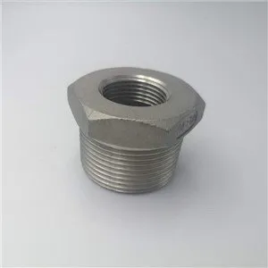 Hex Stainless Steel Machined Male and Female Threaded Reducing Bushing