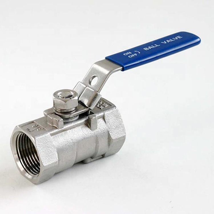 Stainless Steel 1 Piece Ball Valve 1000 WOG Full Port Screwed
