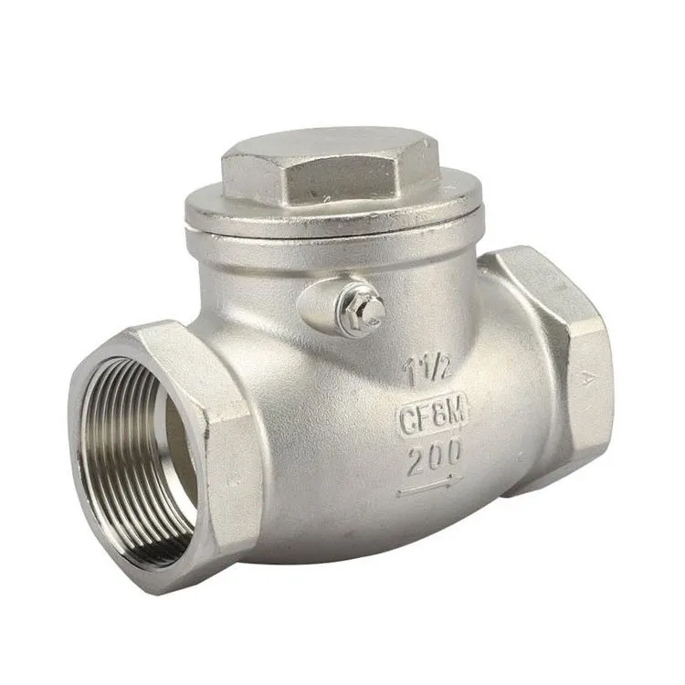 Stainless Steel Swing Check Valve Screwed