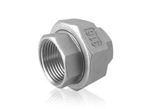 Stainless Steel Pipe Female Union Teflon Flat