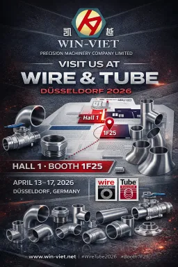 WIN-VIET Invites You To Wire & Tube Düsseldorf 2026 | Launch Of Thin-Wall Butt Weld Fittings | Ha...